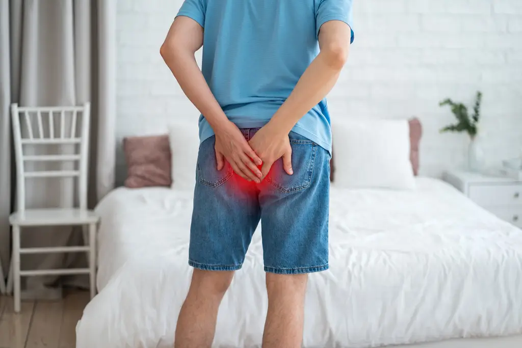 Dolor en el Ano causado por hemorroides.