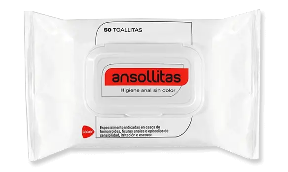 ansollitas hemorroides-toallita para tratamiento